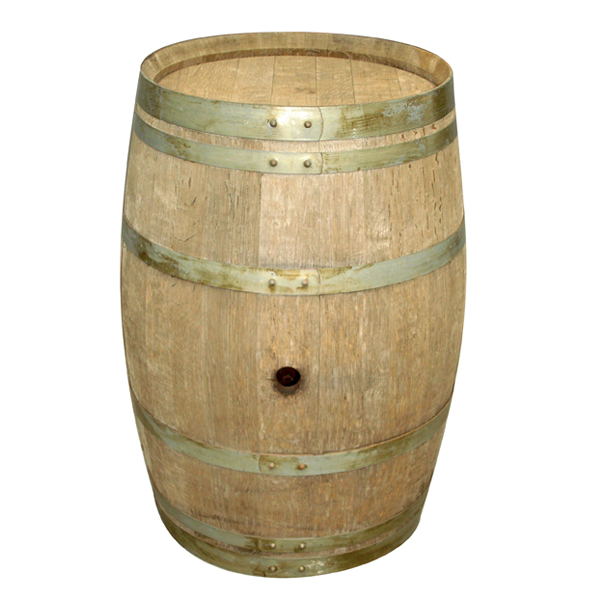 Decorative used oak barrel